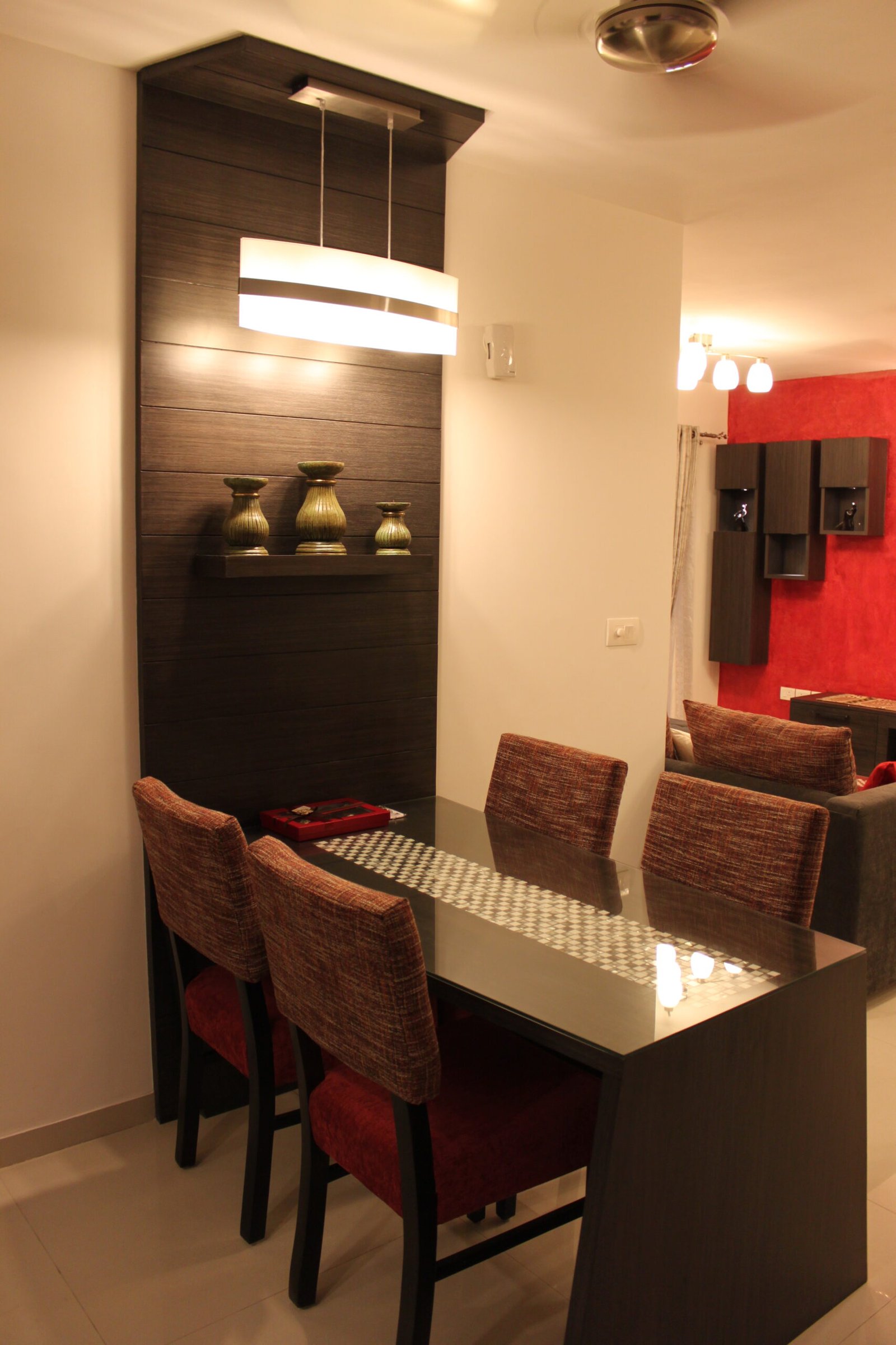 Compact dining area