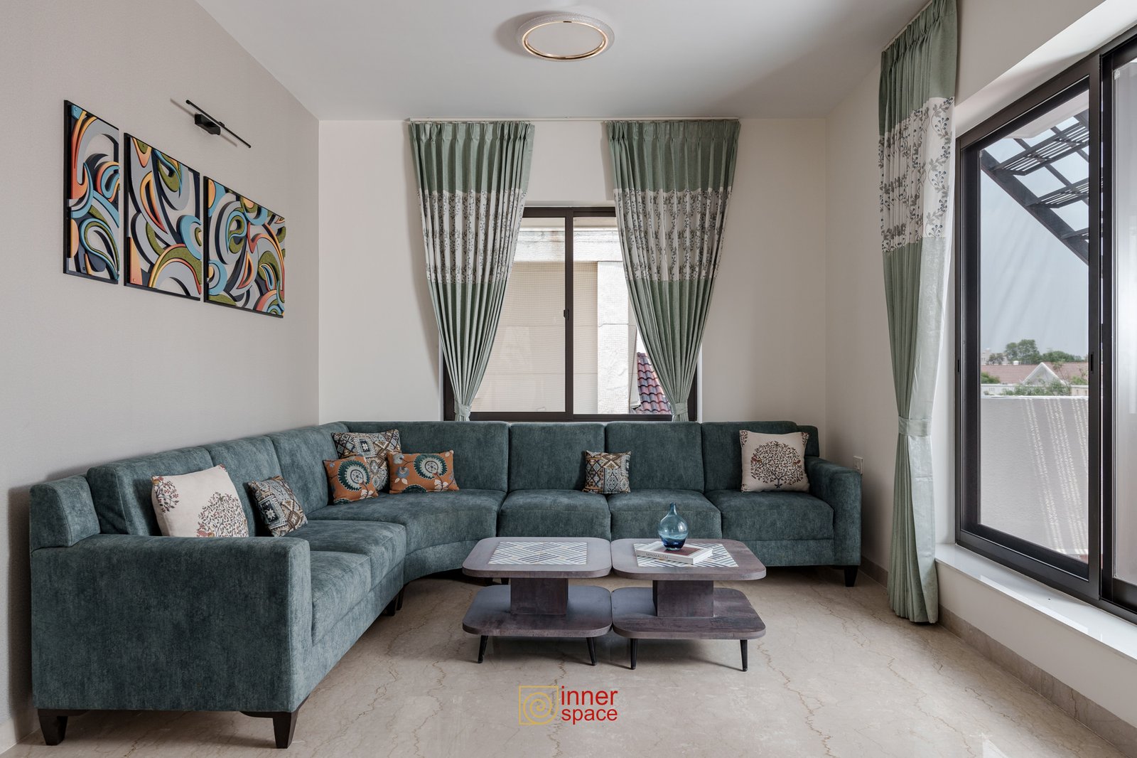 L shaped sectional sofa set